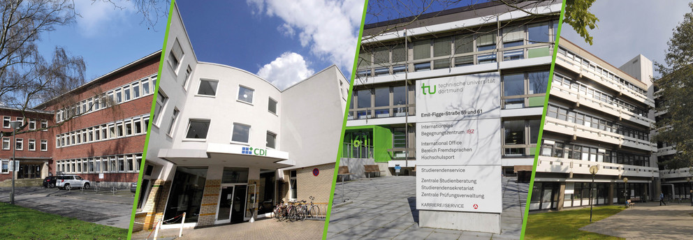 Standorte des zhb Fotocollage der 4 Standorte des zhb