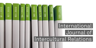 Journal issues placed side by side, next to it the lettering International Journal of Intercultural Relations