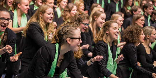 Unichor Der Unichor bei einem Auftritt.