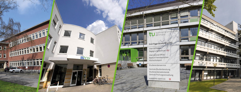 Standorte des zhb Fotocollage der 4 Standorte des zhb